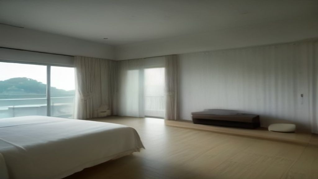 Primary suite at dawn